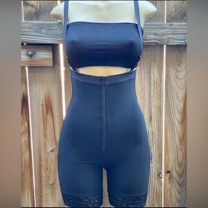 Under bust body shapewear boy shorts with open crotch available in small-3XL